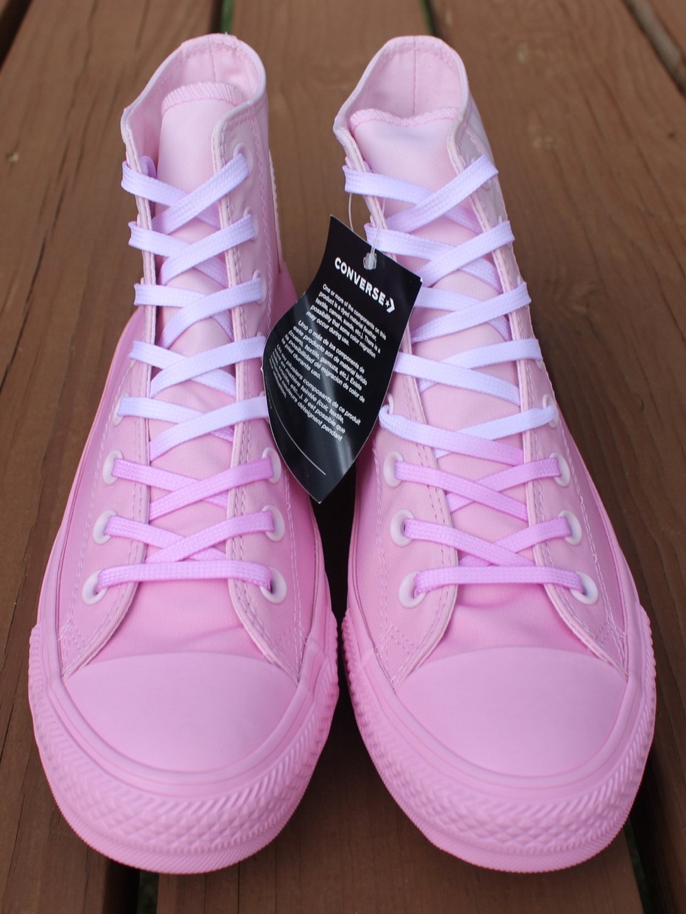 Converse Chuck Taylor Dip Dye Pink Ombre All Star High-Top Sneakers Women's Sz 9